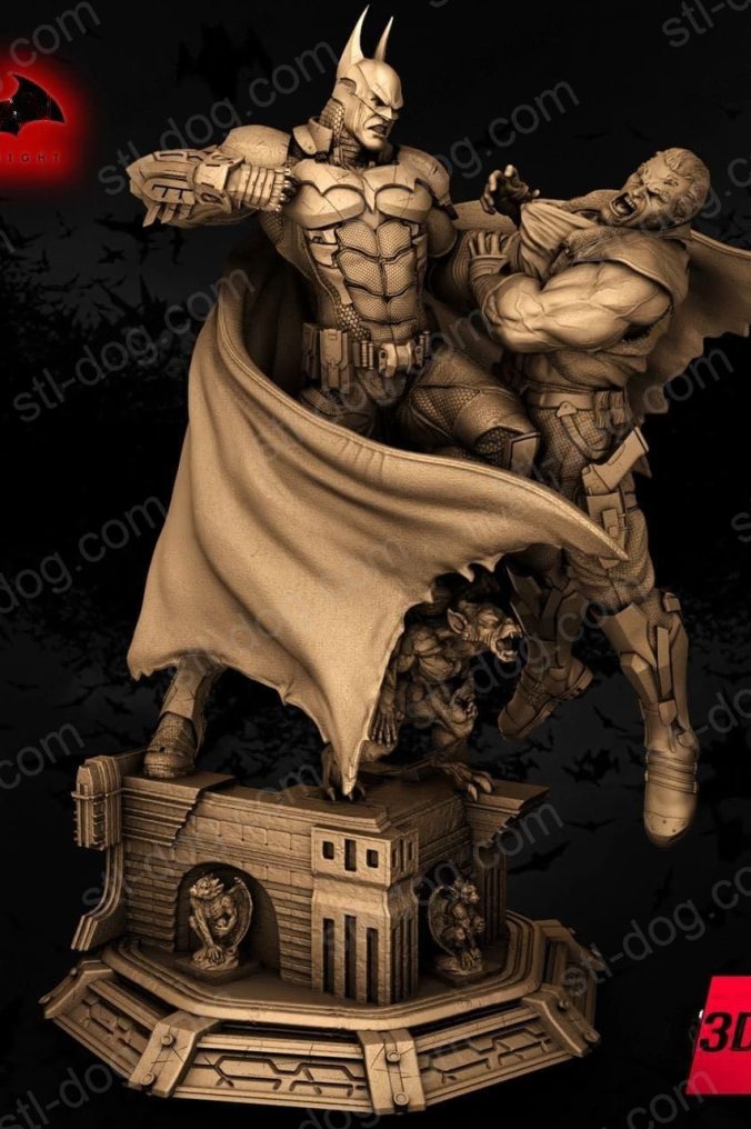 DC 蝙蝠侠阿卡姆骑士(Batman Arkham Knight) 3D打印图纸